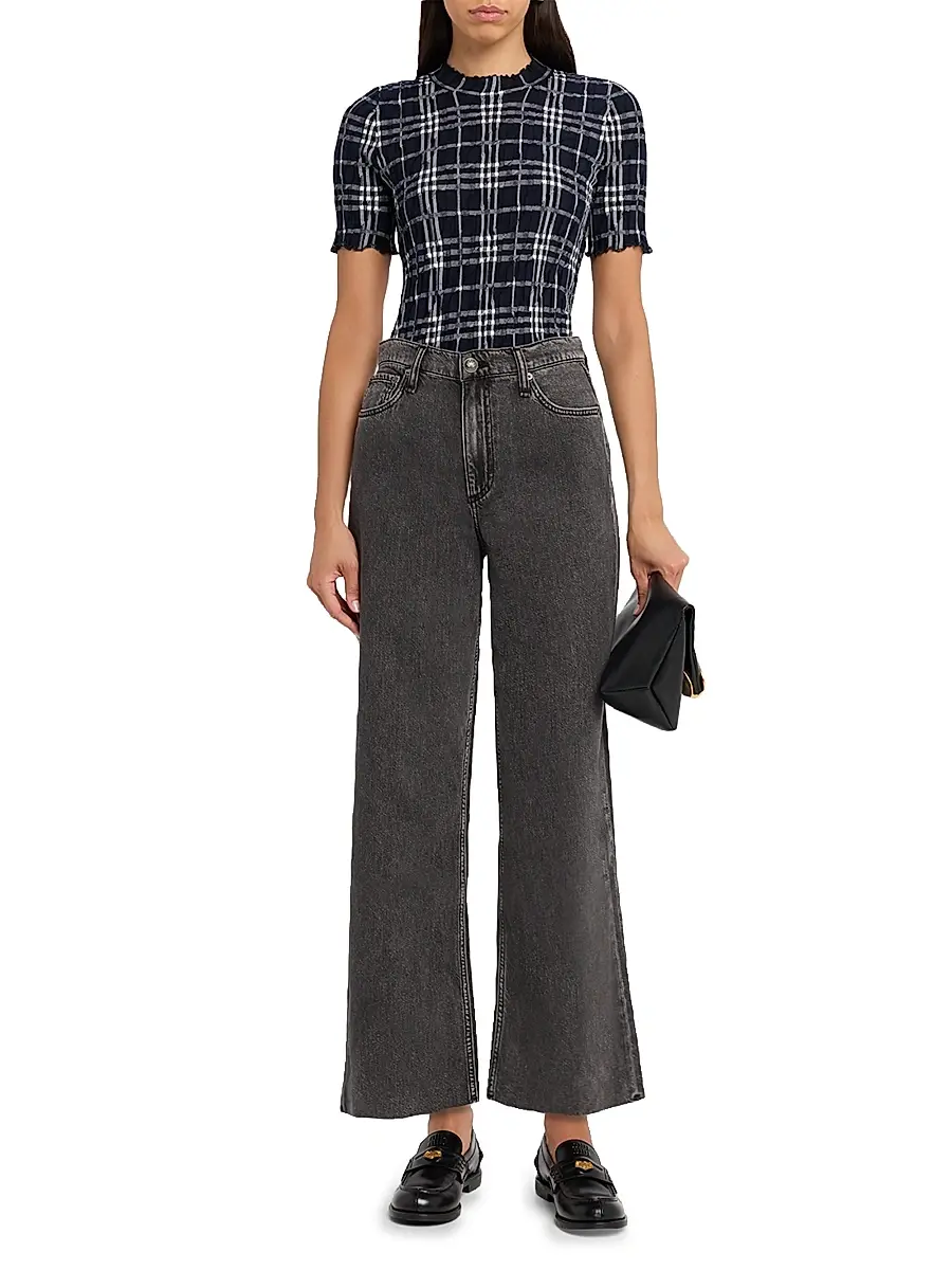 rag & bone Women's Andi Featherweight High-Rise Wide-Leg Ankle Jeans | Thumbnail 2 rag & bone Women's Andi Featherweight High-Rise Wide-Leg Ankle Jeans | Thumbnail 2