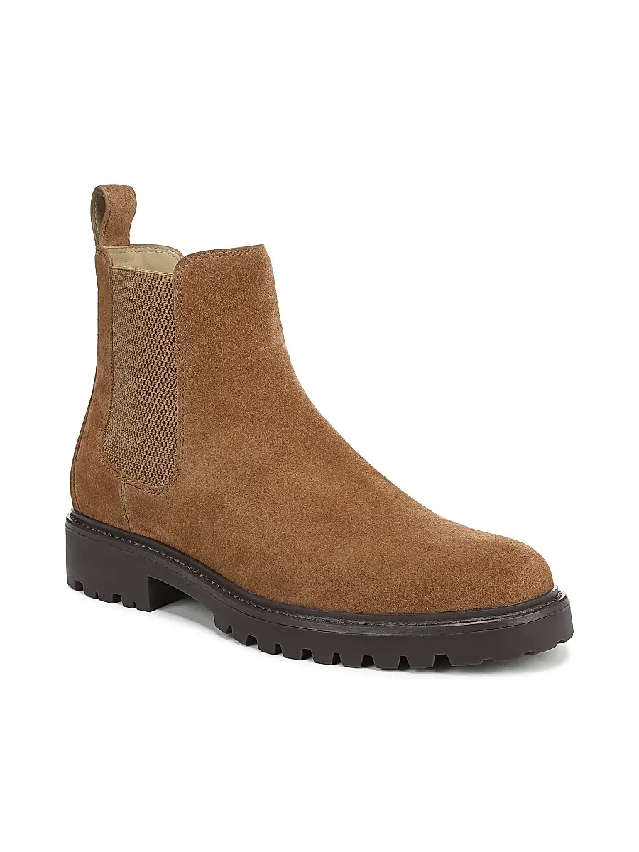Vince Men's Dave Suede Chelsea Short Boots | Thumbnail 2 Vince Men's Dave Suede Chelsea Short Boots | Thumbnail 2