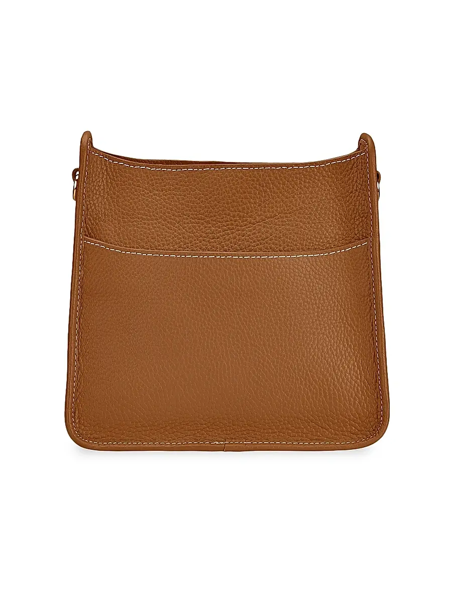 GiGi New York Women's Elle Leather Crossbody Bag - Beech Wood | Thumbnail 11 GiGi New York Women's Elle Leather Crossbody Bag - Beech Wood | Thumbnail 11