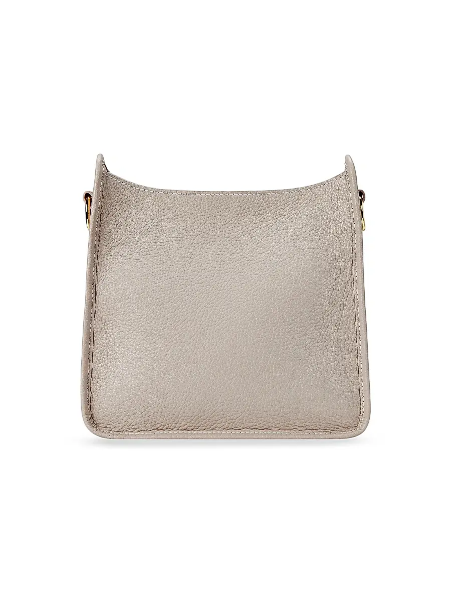 GiGi New York Women's Elle Leather Crossbody Bag - Beech Wood | Thumbnail 4 GiGi New York Women's Elle Leather Crossbody Bag - Beech Wood | Thumbnail 4
