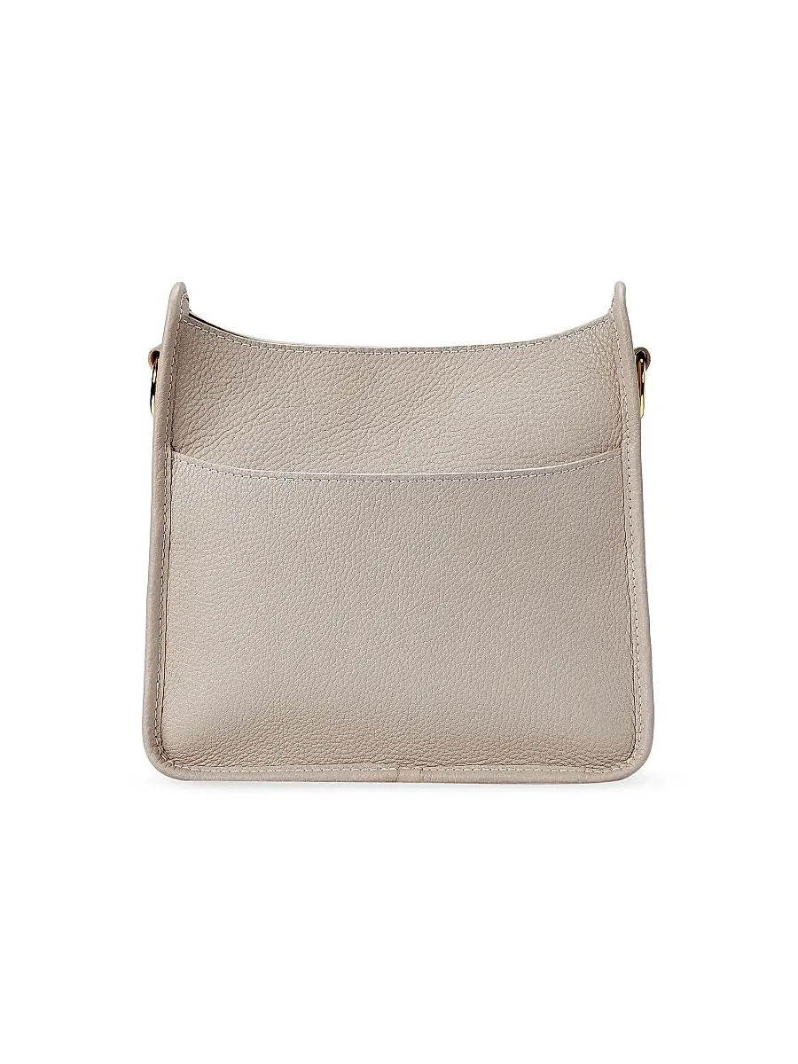 GiGi New York Women's Elle Leather Crossbody Bag - Beech Wood | Thumbnail 5 GiGi New York Women's Elle Leather Crossbody Bag - Beech Wood | Thumbnail 5