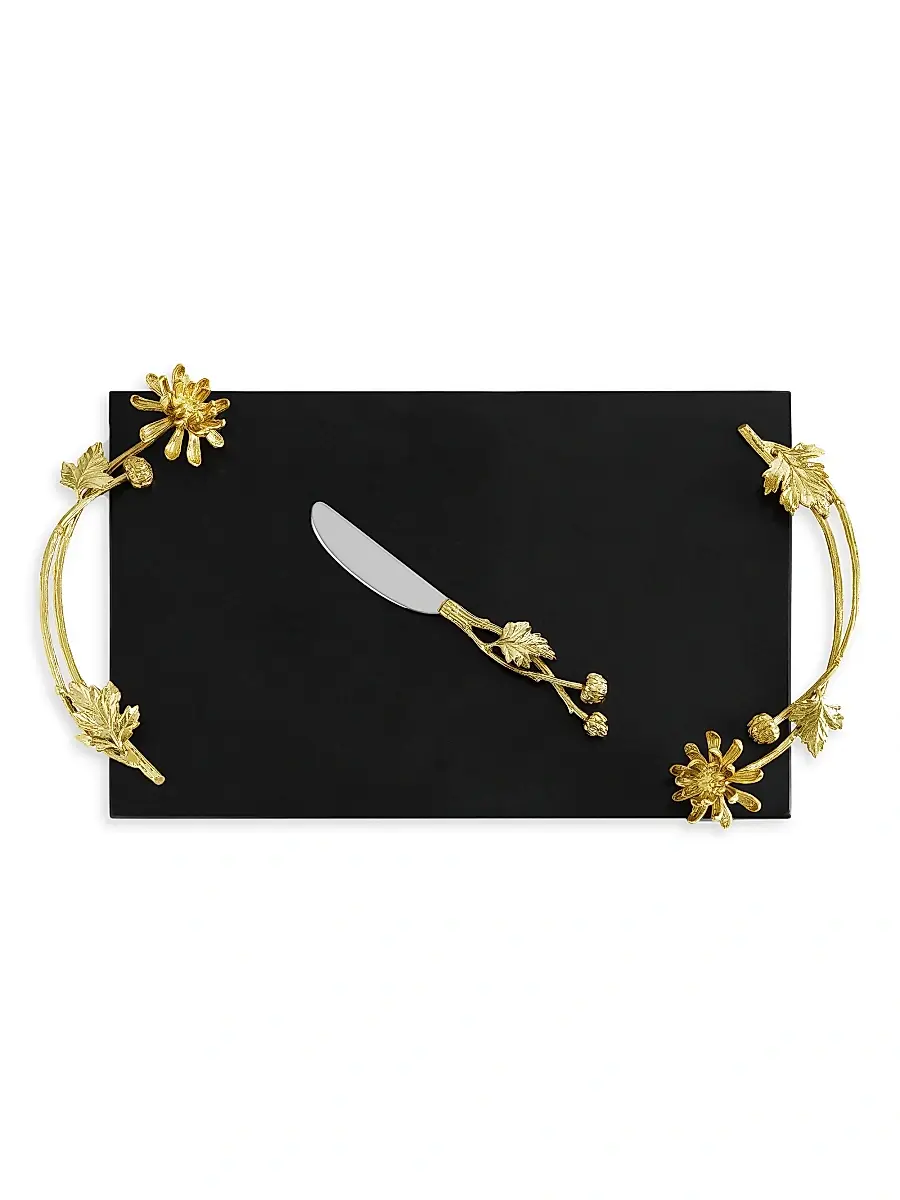 Michael Aram Dahlia Cheeseboard & Knife Set | Thumbnail 5 Michael Aram Dahlia Cheeseboard & Knife Set | Thumbnail 5