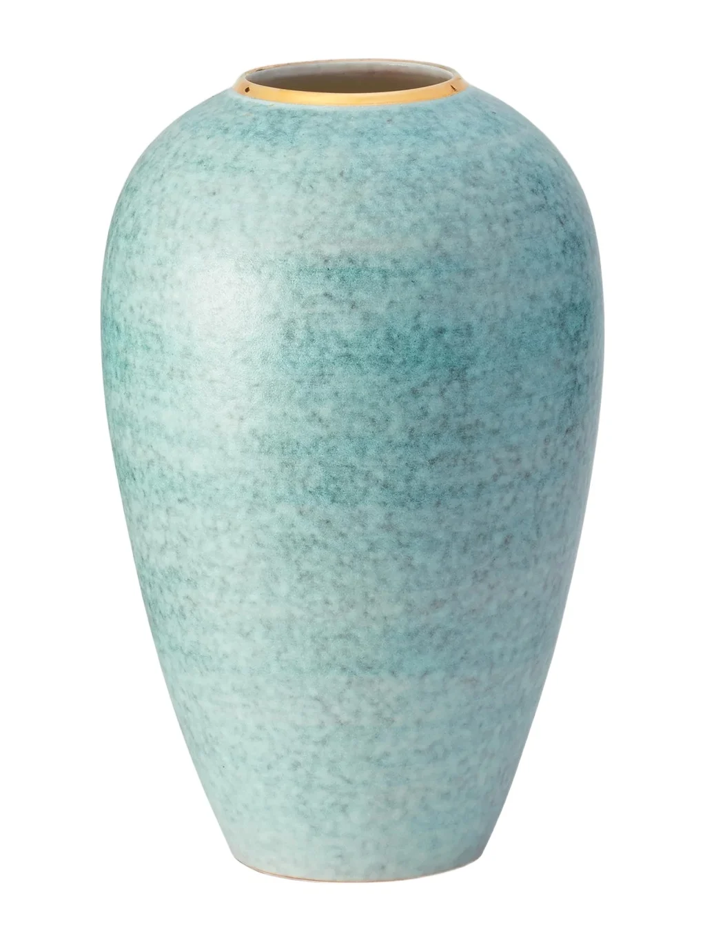 AERIN Calinda 18K Goldplated Ceramic Tapered Vase