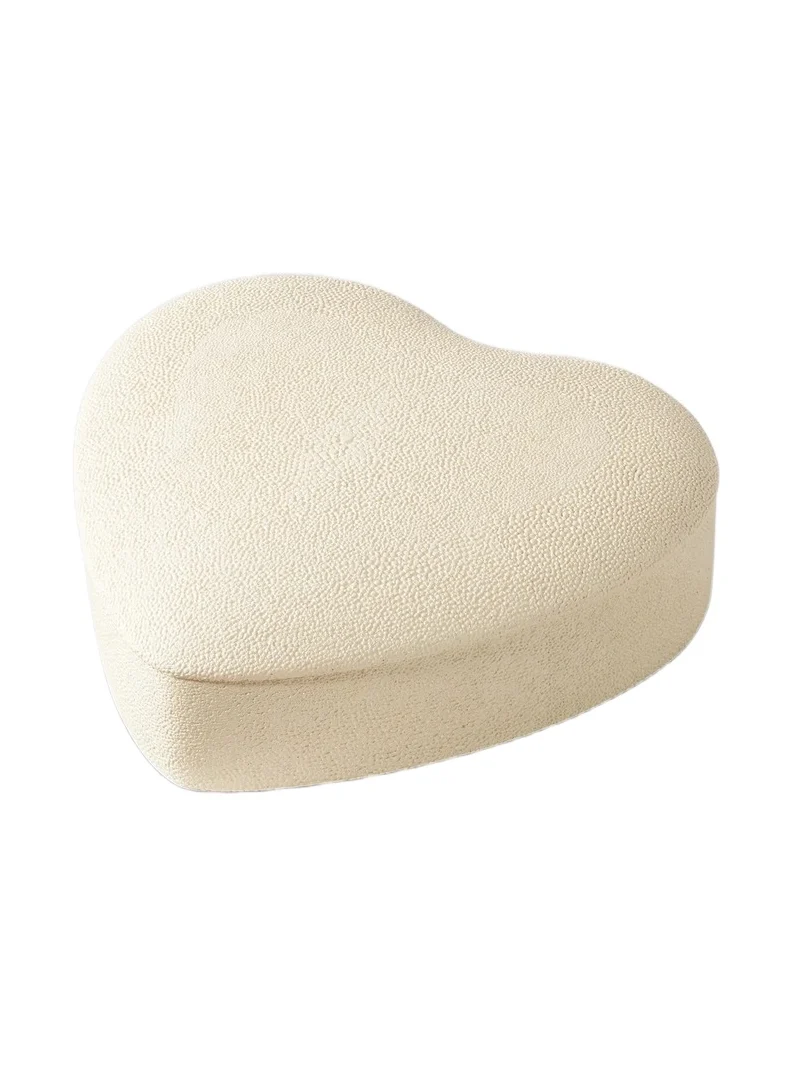AERIN Shagreen Heart Jewelry Box
