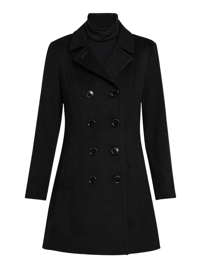 Women's Cashmere Double-Breasted Peacoat Women's Cashmere Double-Breasted Peacoat