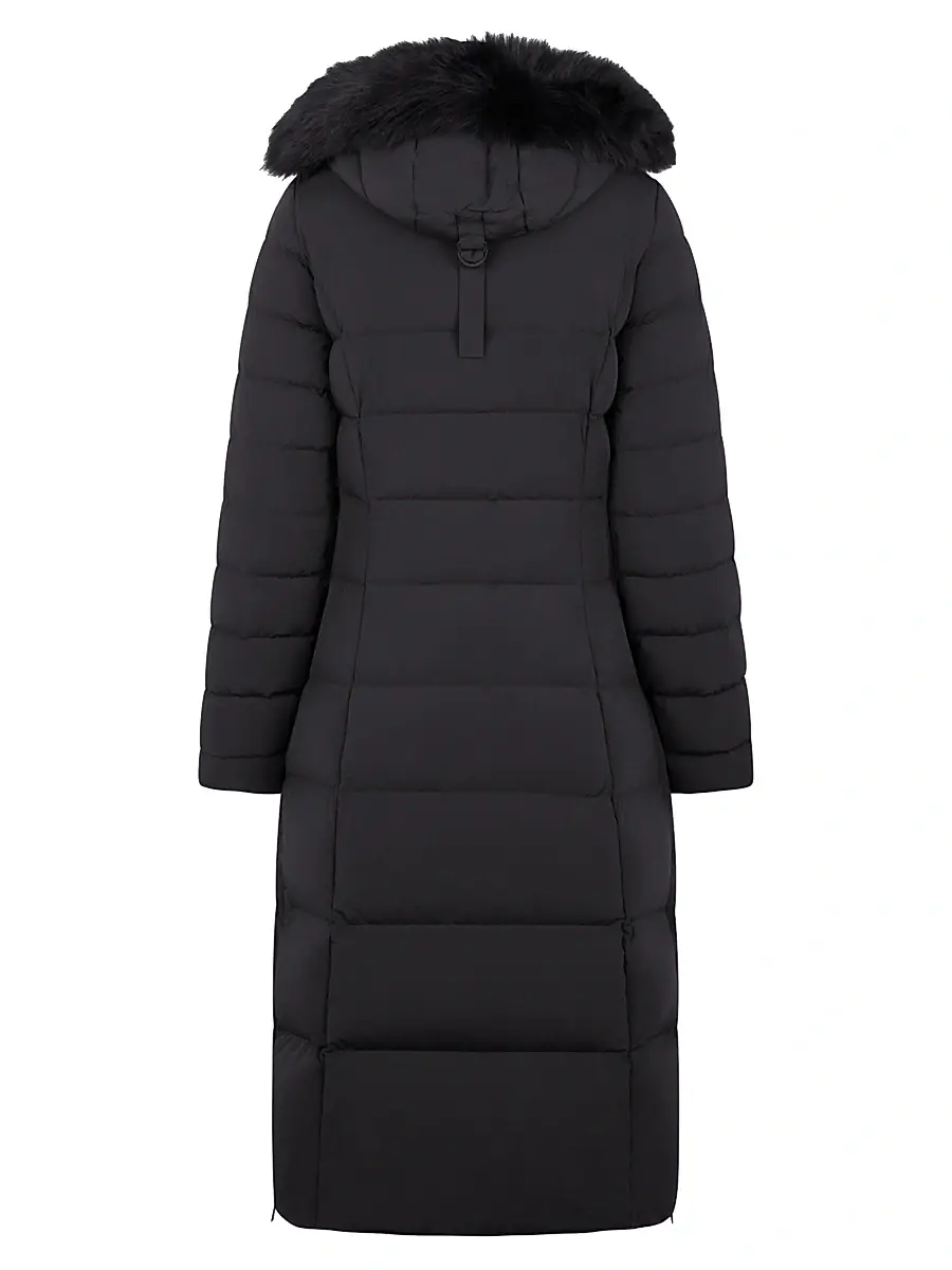 Moose Knuckles Women's Active Flex Cooper Lake Shearling-Hooded Down Parka - Black | Thumbnail 3 Moose Knuckles Women's Active Flex Cooper Lake Shearling-Hooded Down Parka - Black | Thumbnail 3