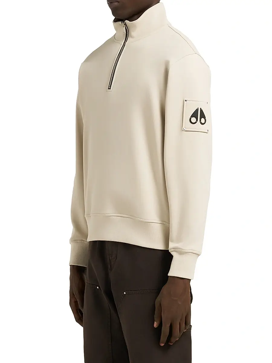 Moose Knuckles Men's Icon Sportswear Hartsfield Cotton Pullover Top | Thumbnail 5 Moose Knuckles Men's Icon Sportswear Hartsfield Cotton Pullover Top | Thumbnail 5