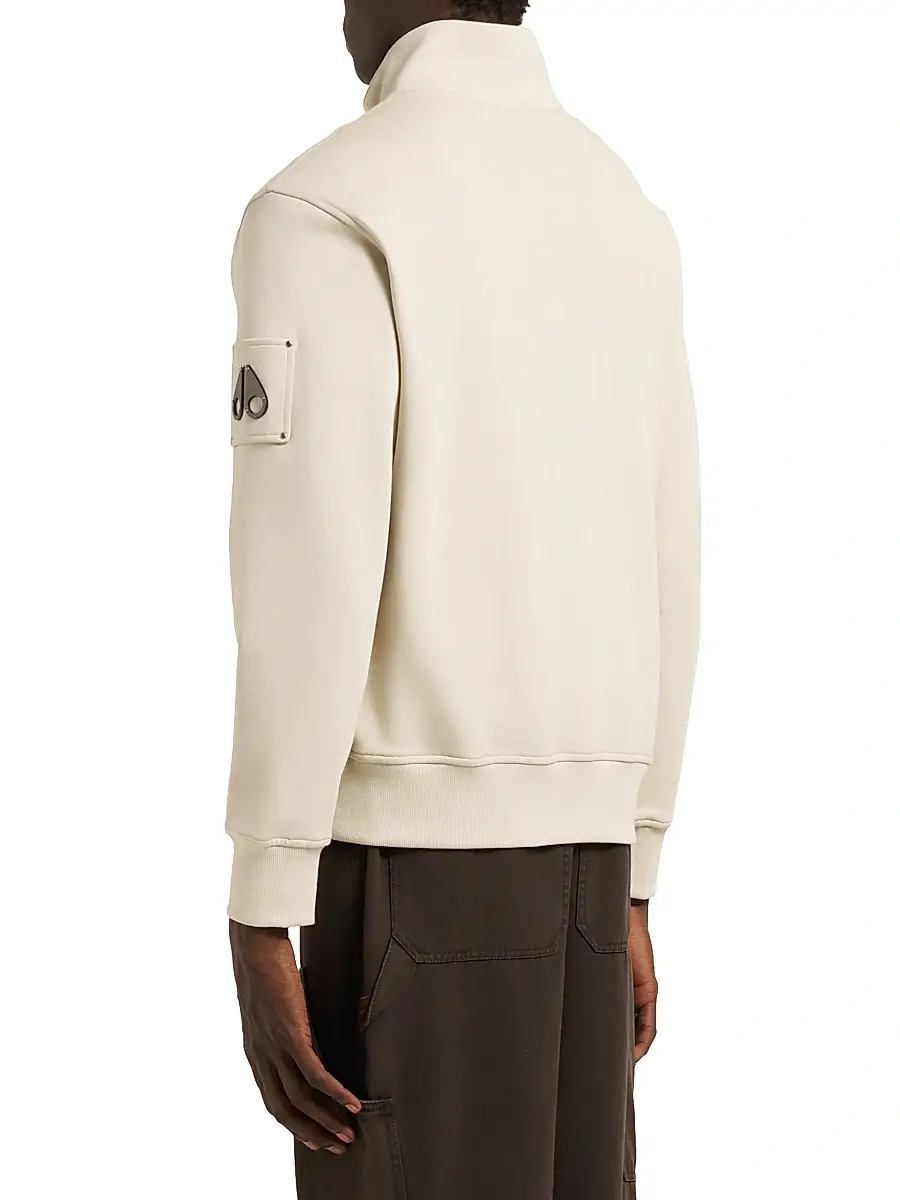 Moose Knuckles Men's Icon Sportswear Hartsfield Cotton Pullover Top | Thumbnail 6 Moose Knuckles Men's Icon Sportswear Hartsfield Cotton Pullover Top | Thumbnail 6