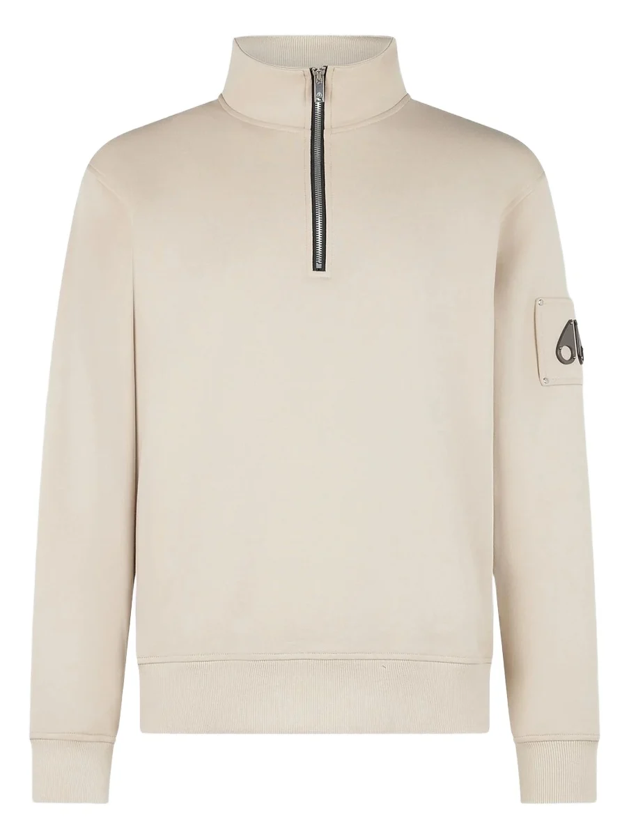 Moose Knuckles Men's Icon Sportswear Hartsfield Cotton Pullover Top