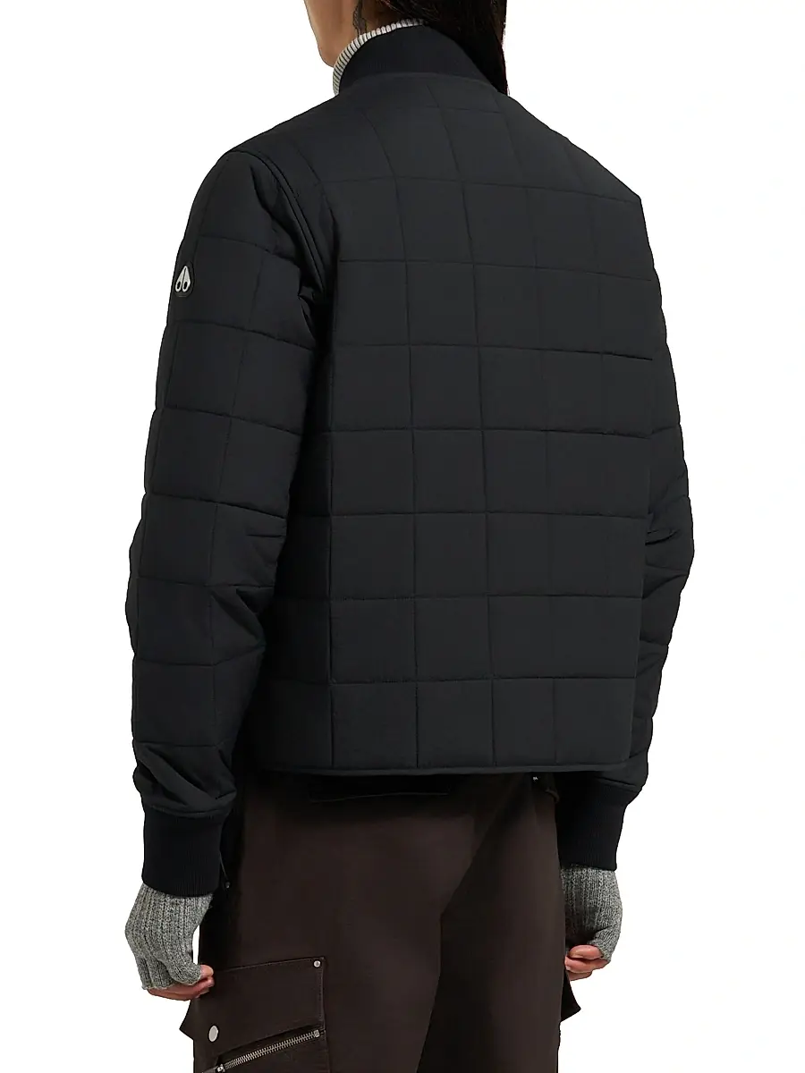 Moose Knuckles Men's Shell Jackets Walker Liner Quilted Puffer Bomber Jacket | Thumbnail 5 Moose Knuckles Men's Shell Jackets Walker Liner Quilted Puffer Bomber Jacket | Thumbnail 5