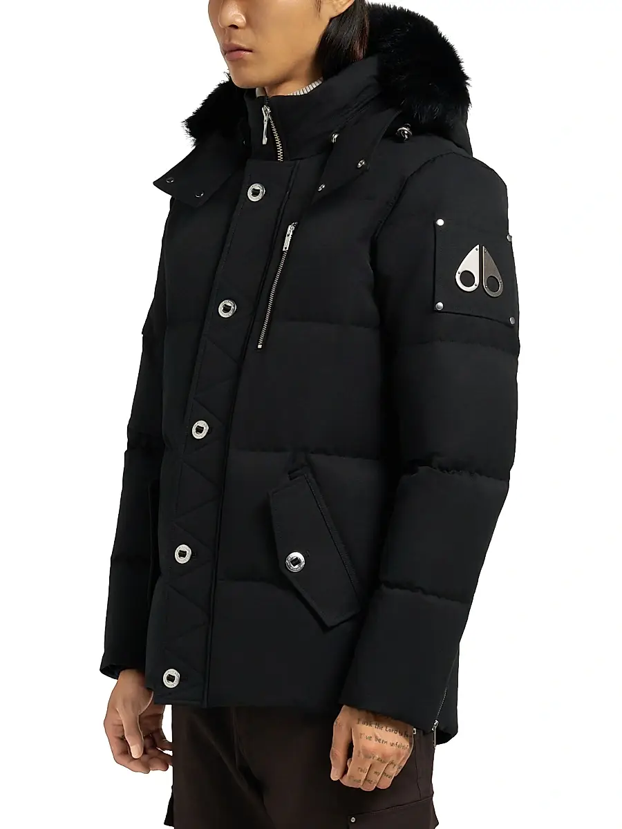 Moose Knuckles Men's Originals 3Q Shearling-Hood Jacket | Thumbnail 4 Moose Knuckles Men's Originals 3Q Shearling-Hood Jacket | Thumbnail 4