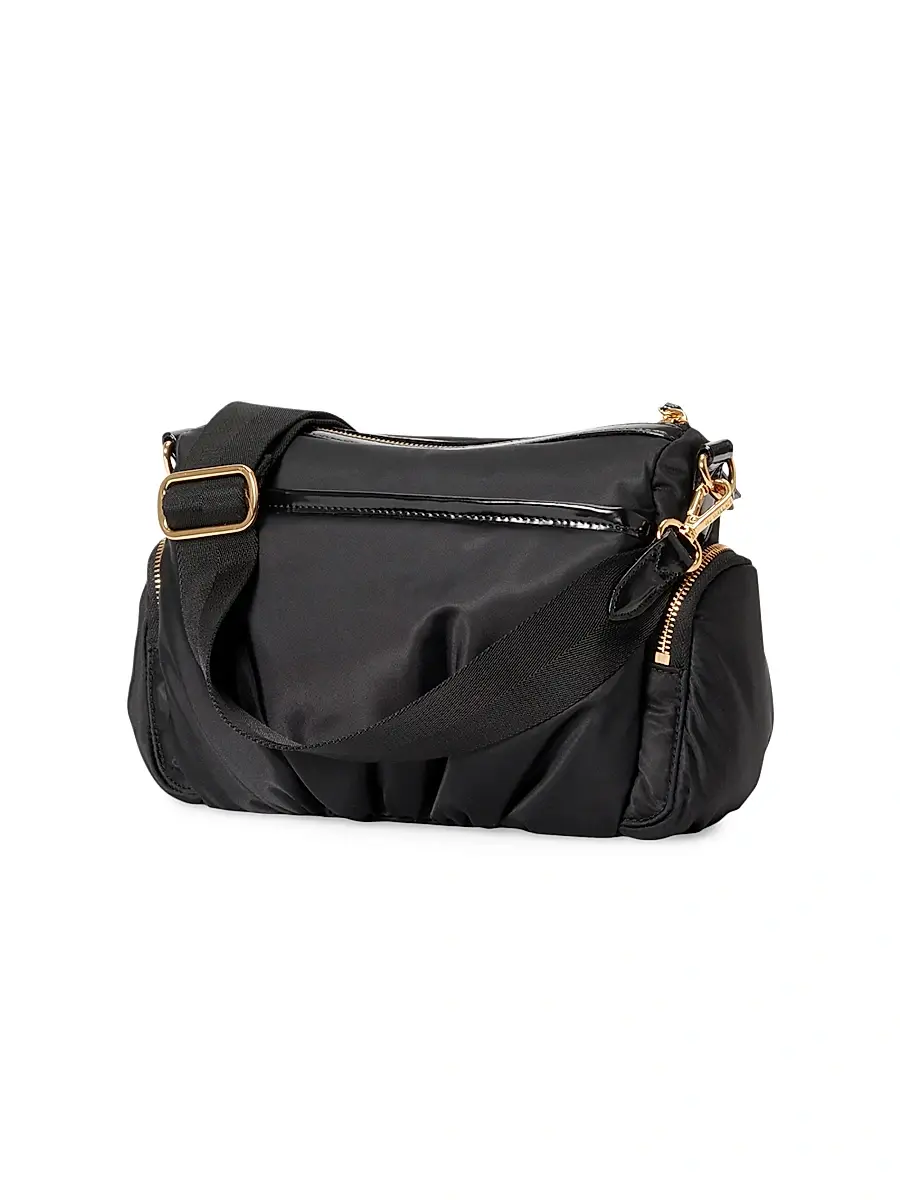 MZ Wallace Women's Chelsea Nylon & Patent Leather Crossbody Bag - Black | Thumbnail 5 MZ Wallace Women's Chelsea Nylon & Patent Leather Crossbody Bag - Black | Thumbnail 5