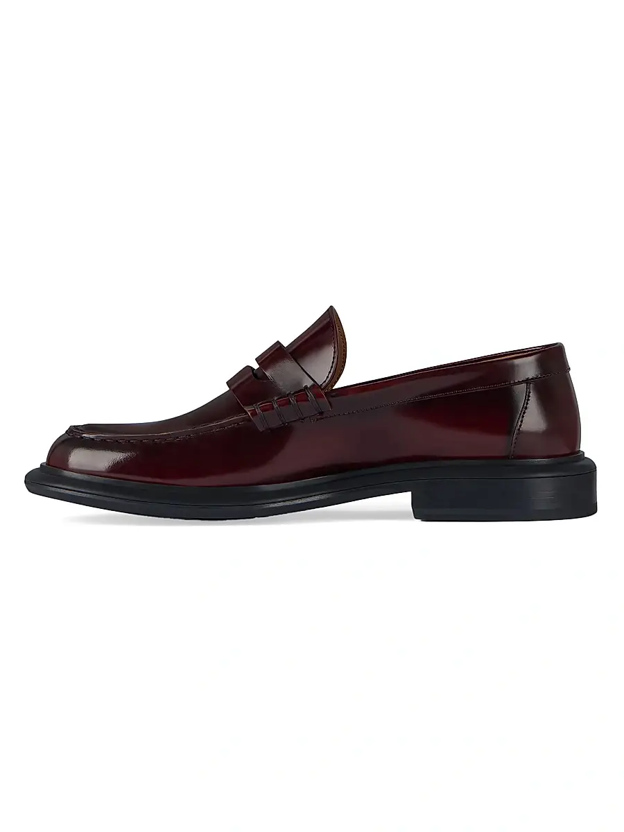 Givenchy Women's Gent Loafers in Brushed Leather - Burgundy | Thumbnail 4 Givenchy Women's Gent Loafers in Brushed Leather - Burgundy | Thumbnail 4