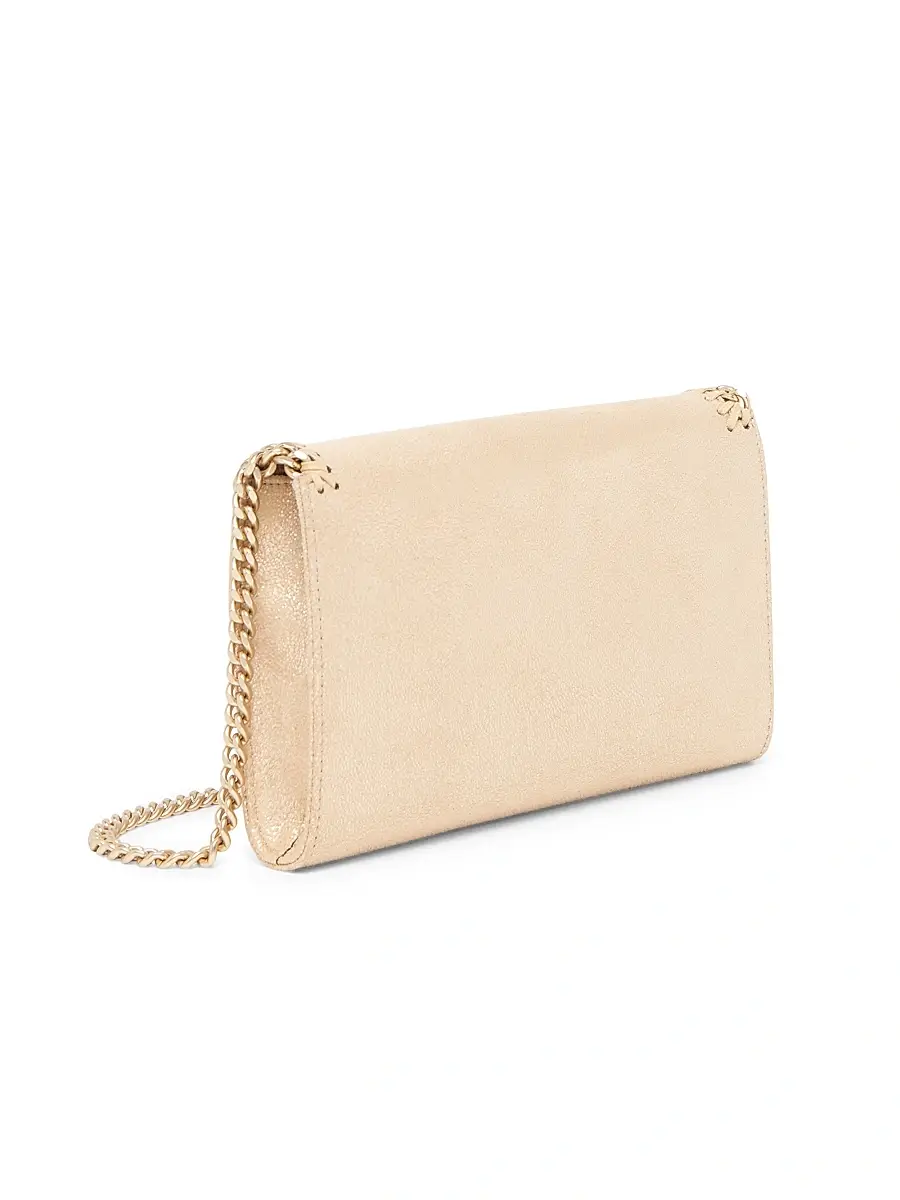 Stella McCartney Women's Falabella Eco Shiny Dotted Chamois Chain Wallet | Thumbnail 7 Stella McCartney Women's Falabella Eco Shiny Dotted Chamois Chain Wallet | Thumbnail 7