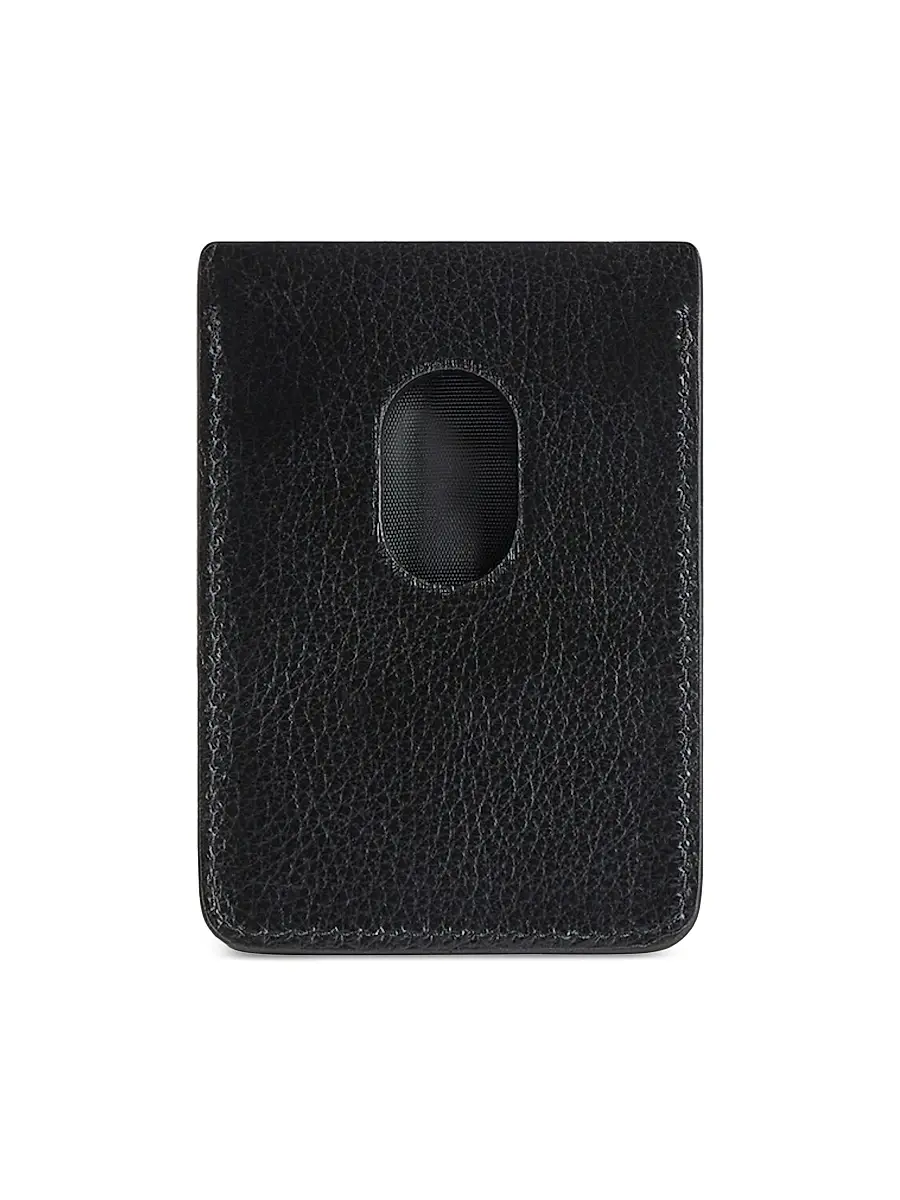 Balenciaga Women's Crocodile Embossed Cash Magnet Card Holder - Black White | Thumbnail 2 Balenciaga Women's Crocodile Embossed Cash Magnet Card Holder - Black White | Thumbnail 2