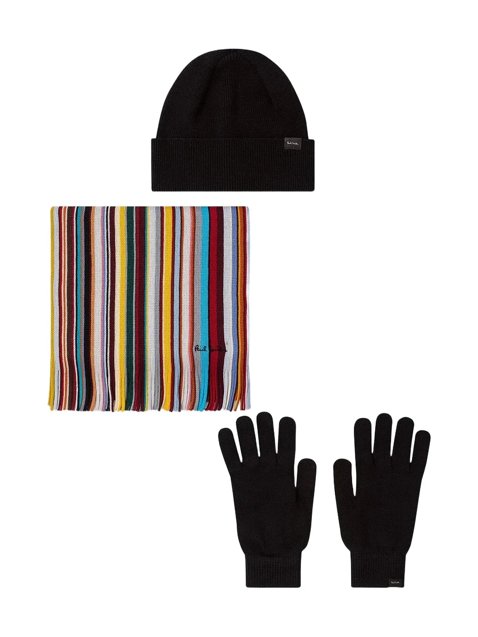 Paul Smith Men's Scarf, Beanie & Glove Gift Set