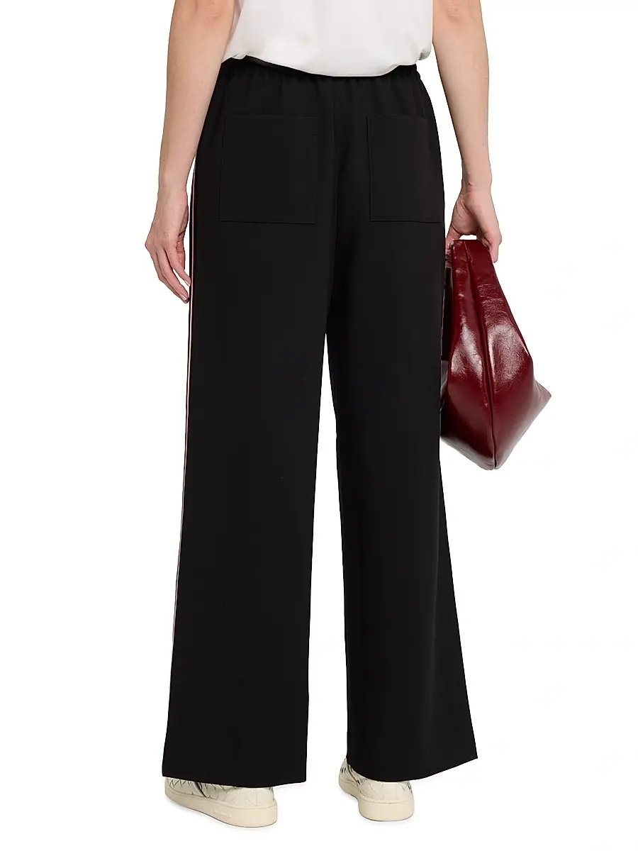 Reiss Women's Robyn Striped Wide-Leg Knit Pants | Thumbnail 4 Reiss Women's Robyn Striped Wide-Leg Knit Pants | Thumbnail 4
