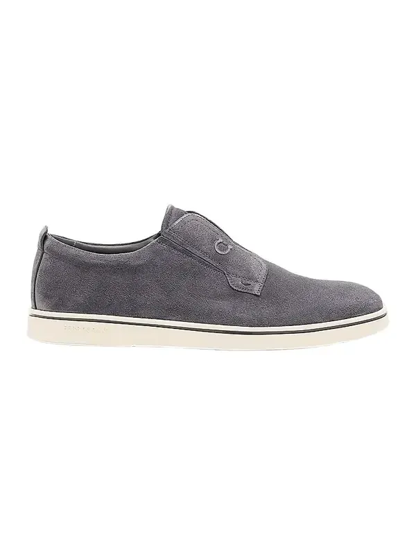 Men's Alfie Suede Gancini-Stamp Low-Top Sneakers Men's Alfie Suede Gancini-Stamp Low-Top Sneakers