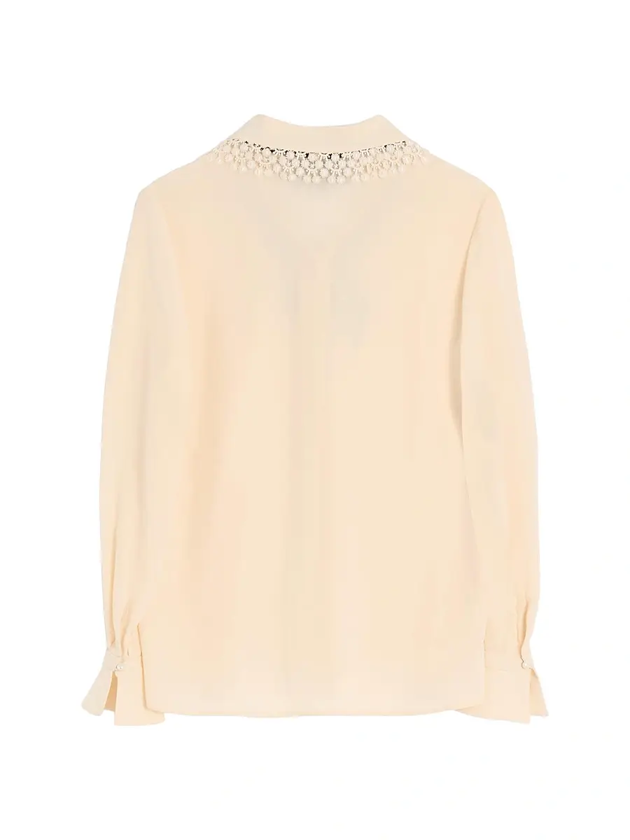Valentino Women's Crepe De Chine Shirt | Thumbnail 2 Valentino Women's Crepe De Chine Shirt | Thumbnail 2