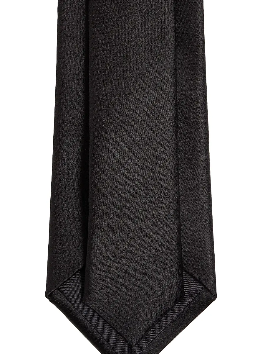 Valentino Men's Valentie Silk Tie with VLogo Signature Detail | Thumbnail 3 Valentino Men's Valentie Silk Tie with VLogo Signature Detail | Thumbnail 3