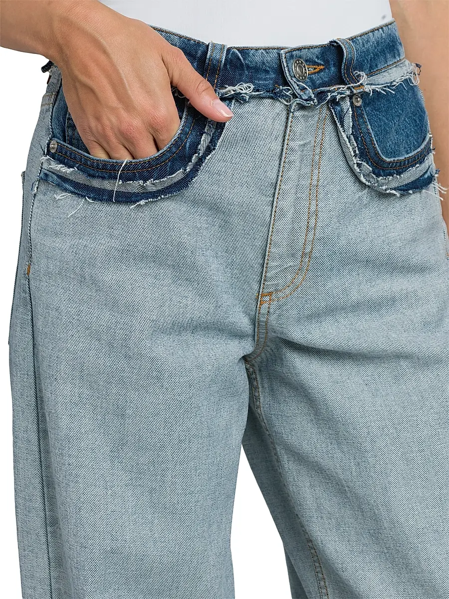 Marni Women's Two-Toned Wide-Leg Jeans | Thumbnail 6 Marni Women's Two-Toned Wide-Leg Jeans | Thumbnail 6