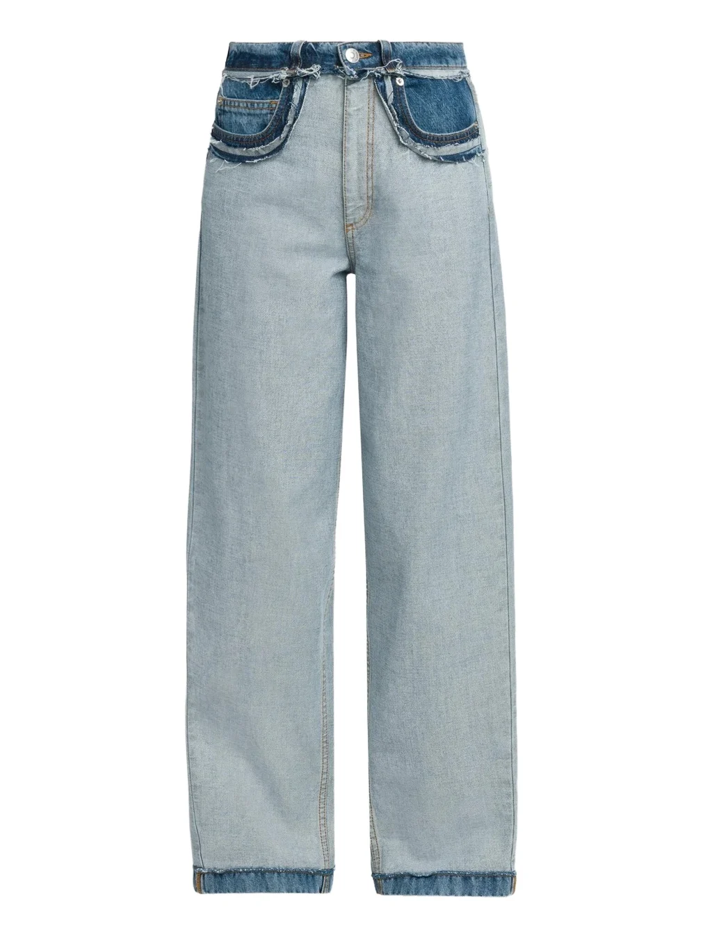 Women's Two-Toned Wide-Leg Jeans Women's Two-Toned Wide-Leg Jeans