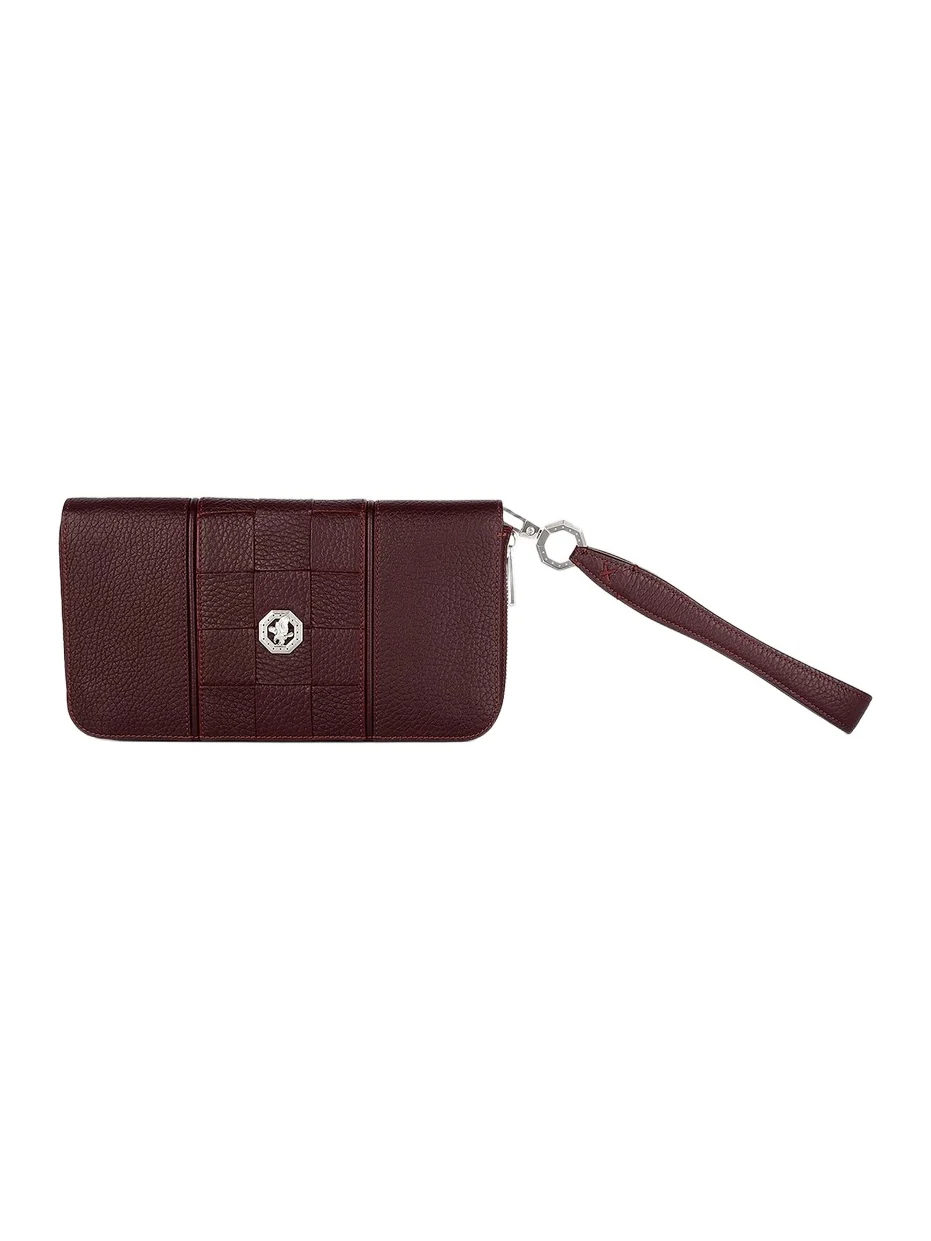 Men's Sophisticated Calf Bag with Detachable Handle - Dark Brown Men's Sophisticated Calf Bag with Detachable Handle - Dark Brown