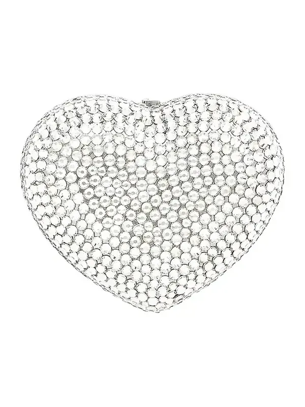 Women's Heart Miniature Crystal Clutch Women's Heart Miniature Crystal Clutch