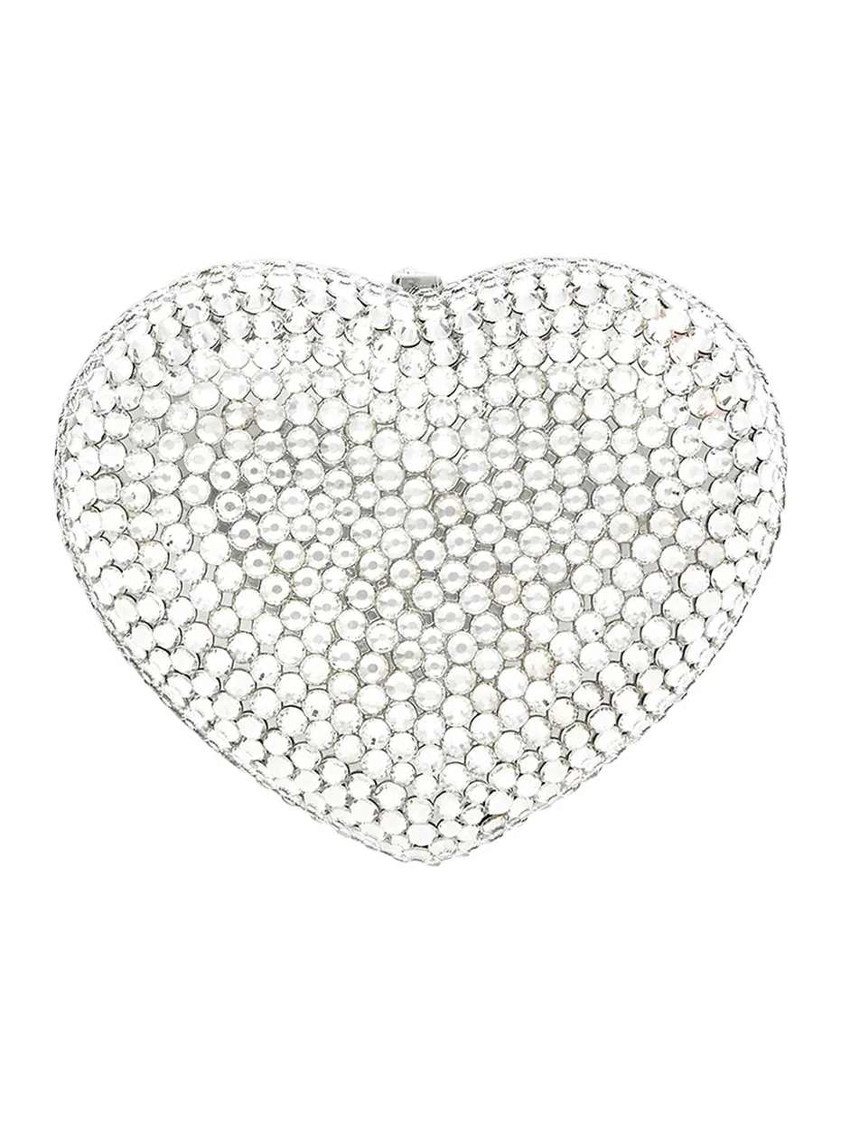 Women's Heart Miniature Crystal Clutch Women's Heart Miniature Crystal Clutch