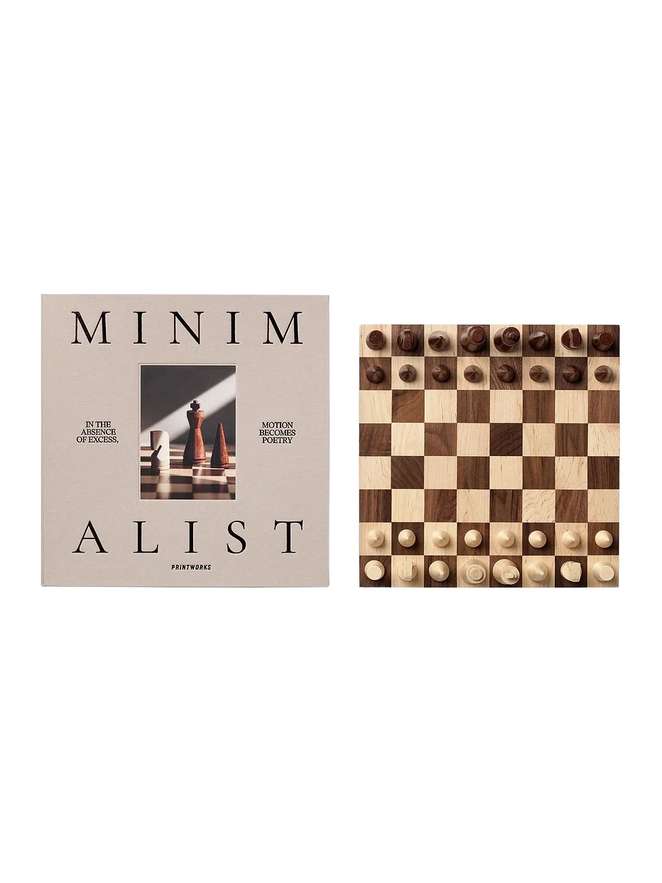 Printworks Wood Chess The Minimalist
