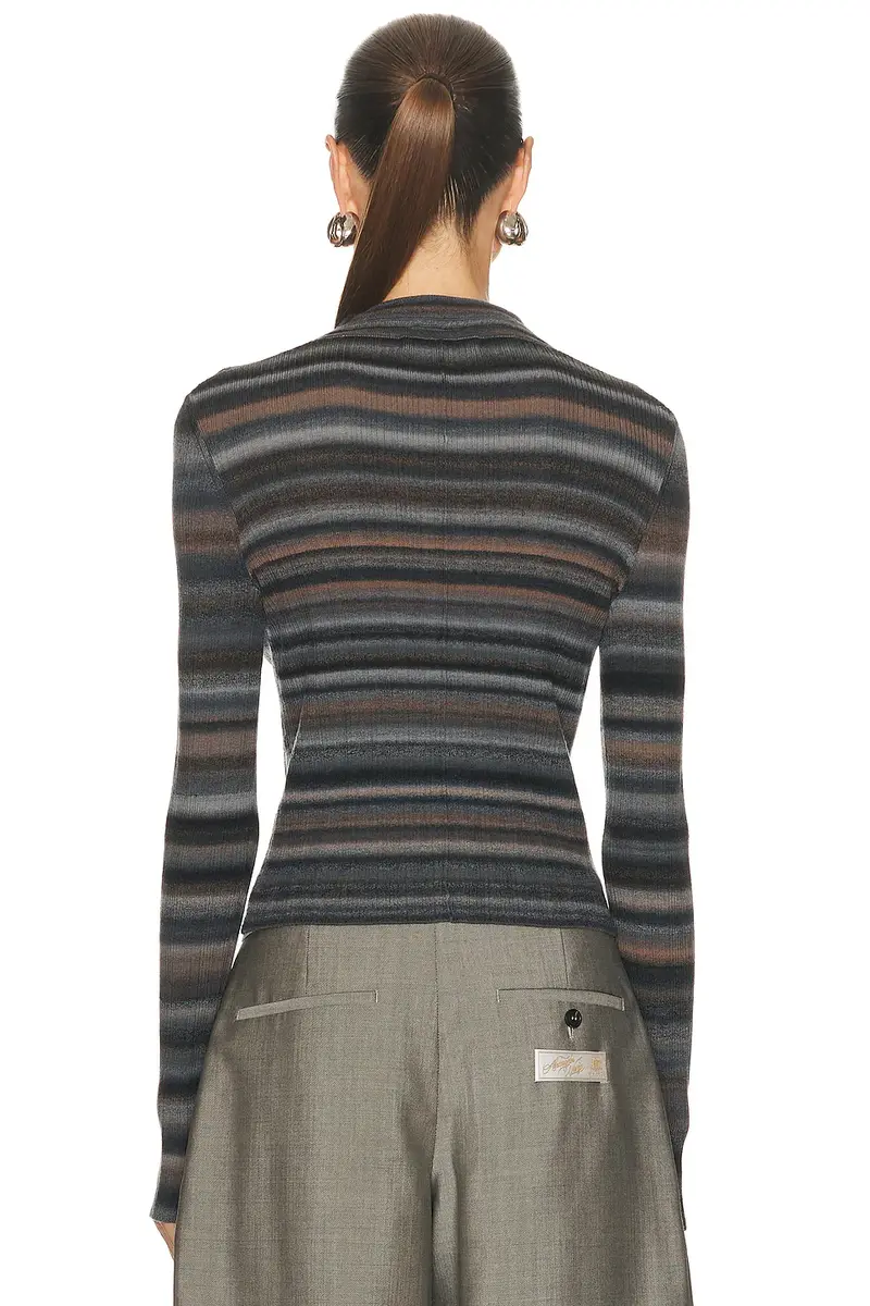RE/DONE Ribbed Polo Cardi | Thumbnail 5 RE/DONE Ribbed Polo Cardi | Thumbnail 5
