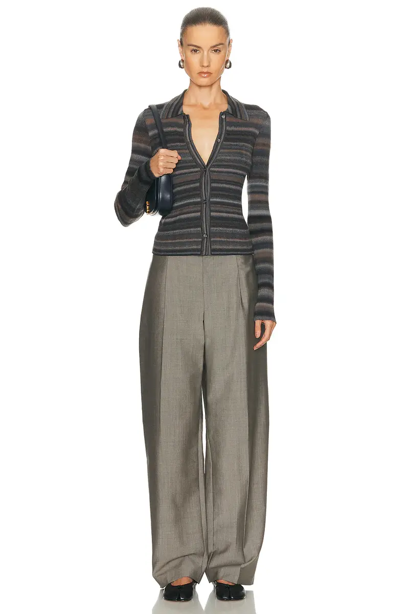 RE/DONE Ribbed Polo Cardi | Thumbnail 6 RE/DONE Ribbed Polo Cardi | Thumbnail 6