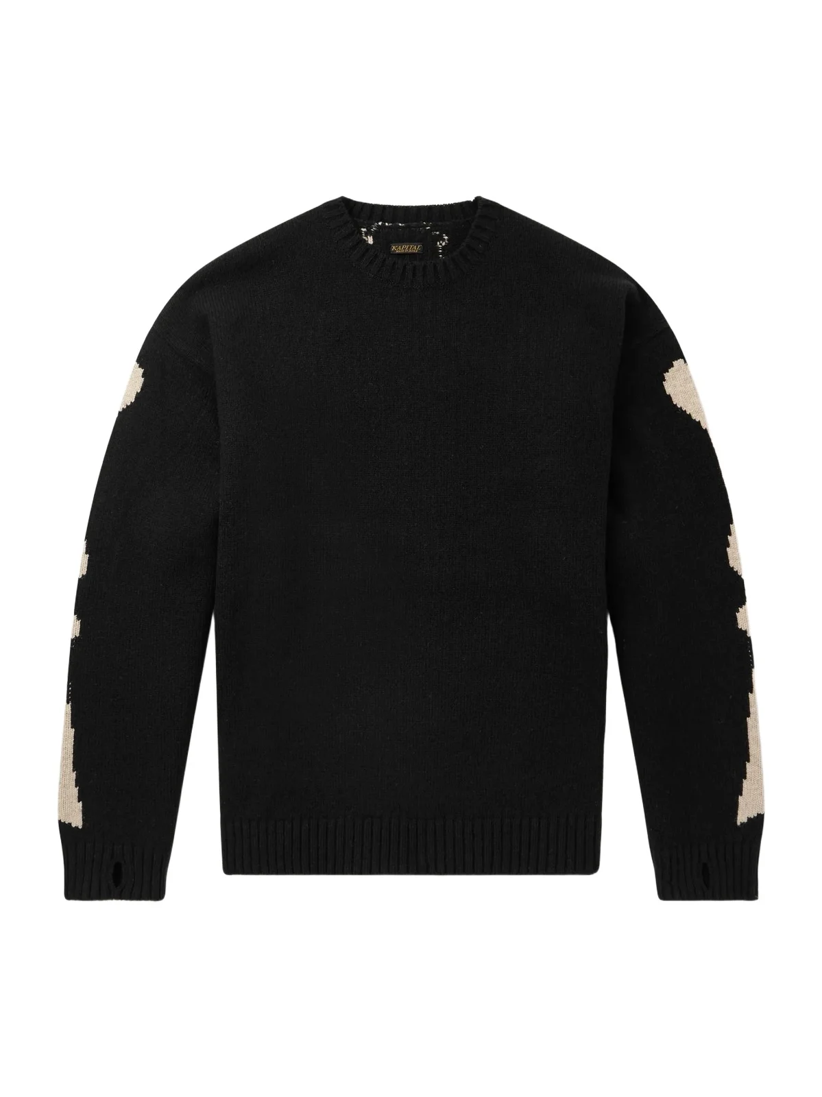 Oversized Intarsia Wool Sweater - Men