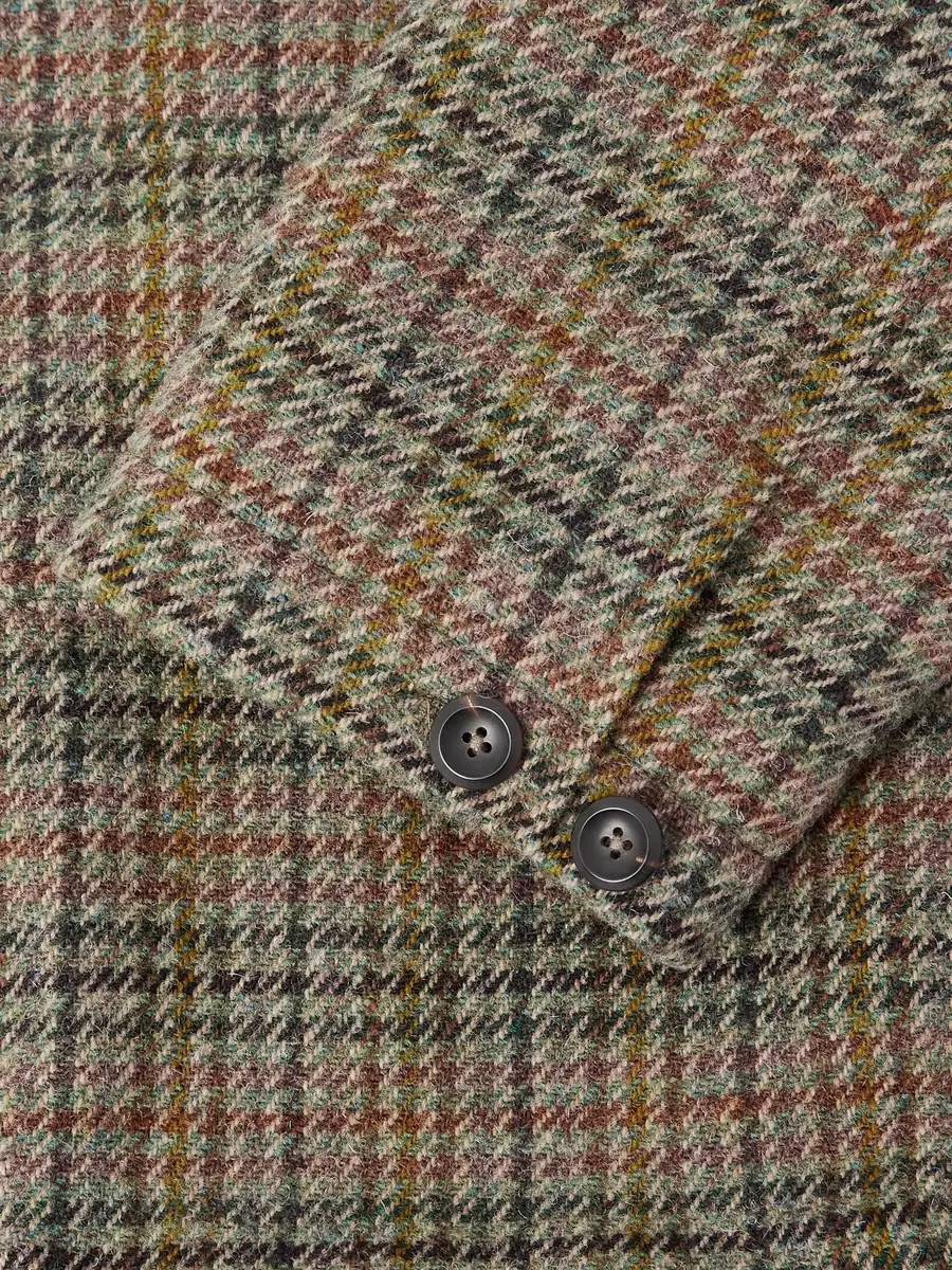 Drake's Checked Wool-Tweed Jacket - Men | Thumbnail 6