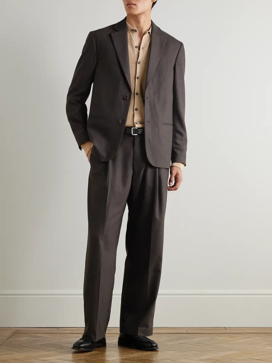 NN07 Kay Straight-Leg Pleated Woven Trousers - Men | Thumbnail 2