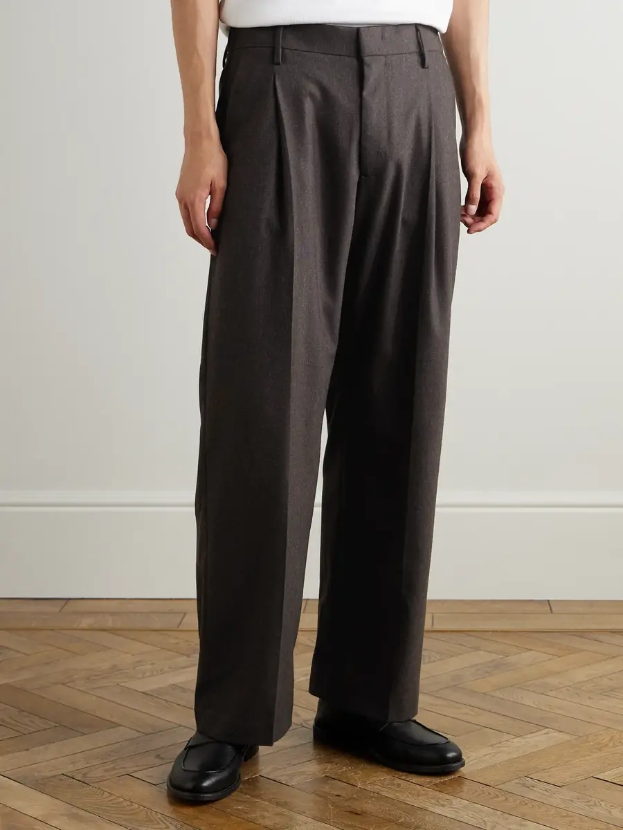 NN07 Kay Straight-Leg Pleated Woven Trousers - Men | Thumbnail 3