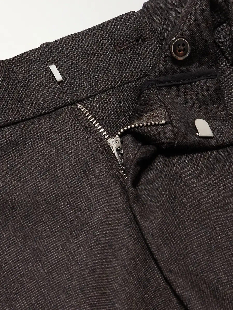 NN07 Kay Straight-Leg Pleated Woven Trousers - Men | Thumbnail 6