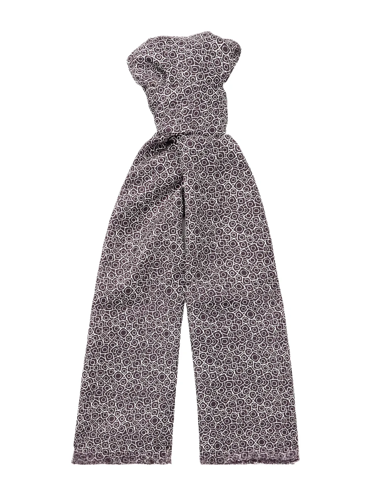 Printed Silk-Voile Scarf - Men Printed Silk-Voile Scarf - Men