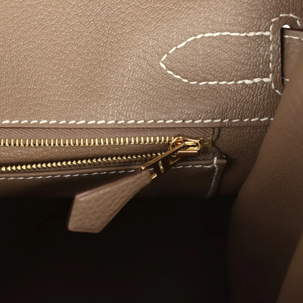 HERMÈS Hermes Birkin 30 Etoupe Togo Gold Hardware | Thumbnail 8 HERMÈS Hermes Birkin 30 Etoupe Togo Gold Hardware | Thumbnail 8