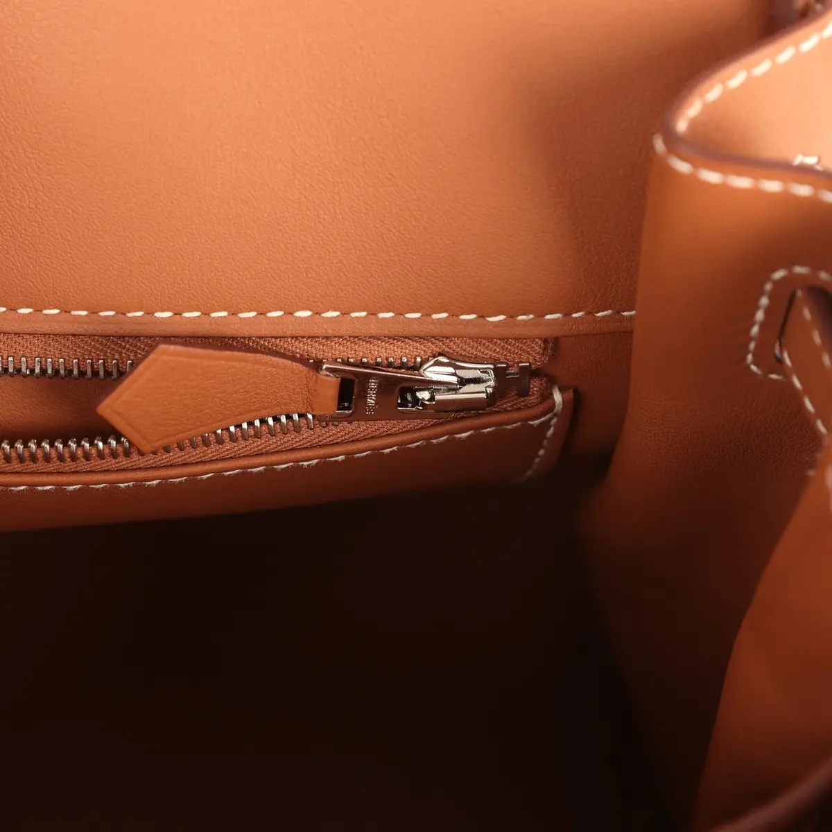 HERMÈS Hermes Birkin Shadow 25 Gold Swift Palladium Hardware | Thumbnail 9 HERMÈS Hermes Birkin Shadow 25 Gold Swift Palladium Hardware | Thumbnail 9