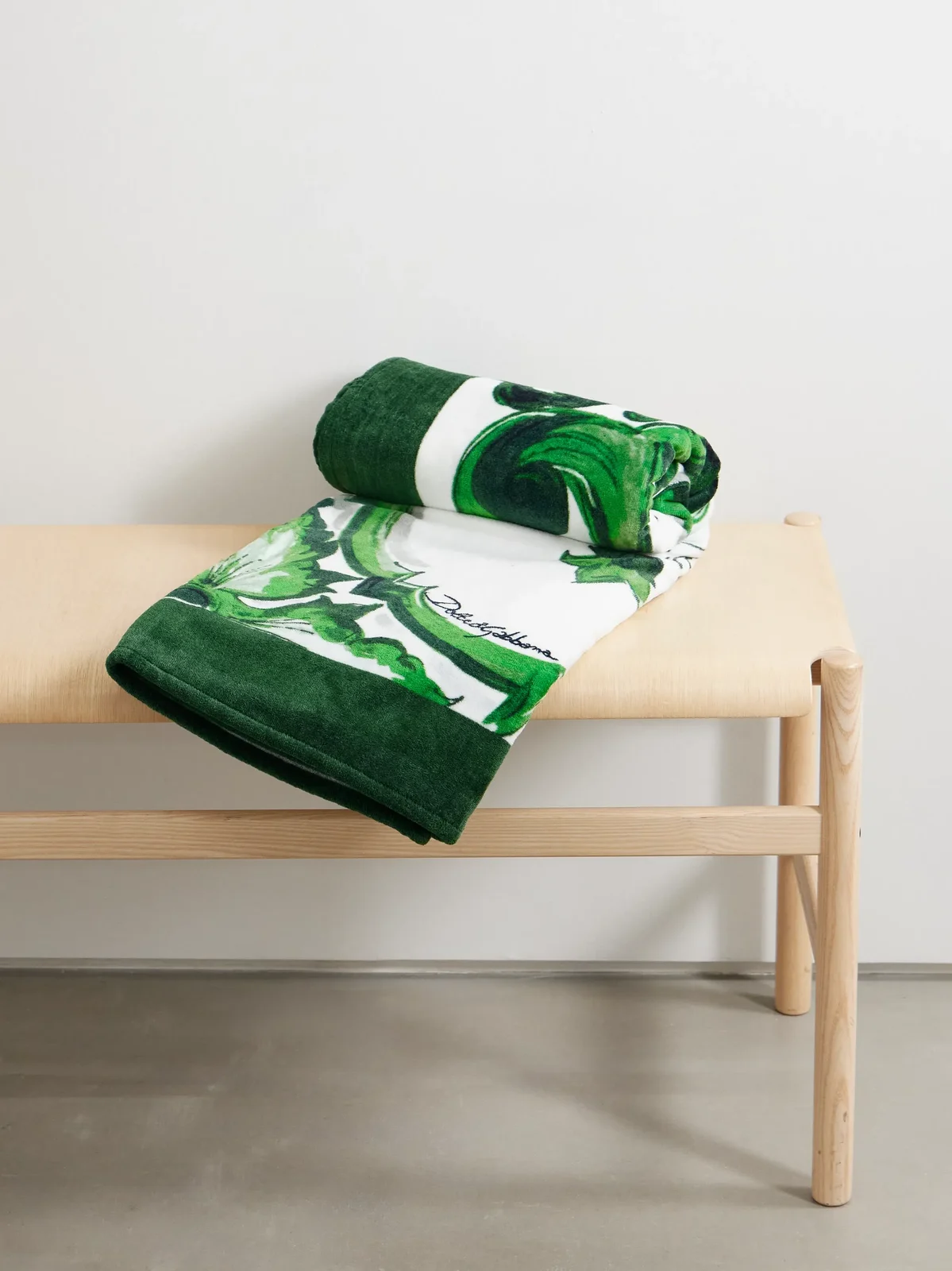 Printed Cotton-terry Towel Printed Cotton-terry Towel