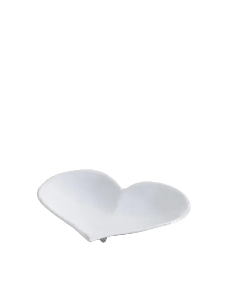 Astier De Villatte Coeur Ceramic Dessert Plate