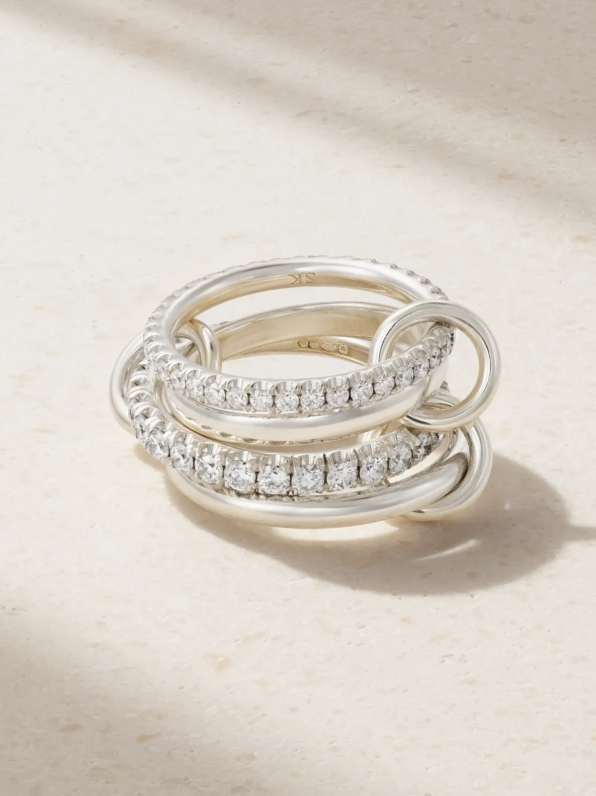 Halley Sterling Silver Diamond Ring Halley Sterling Silver Diamond Ring