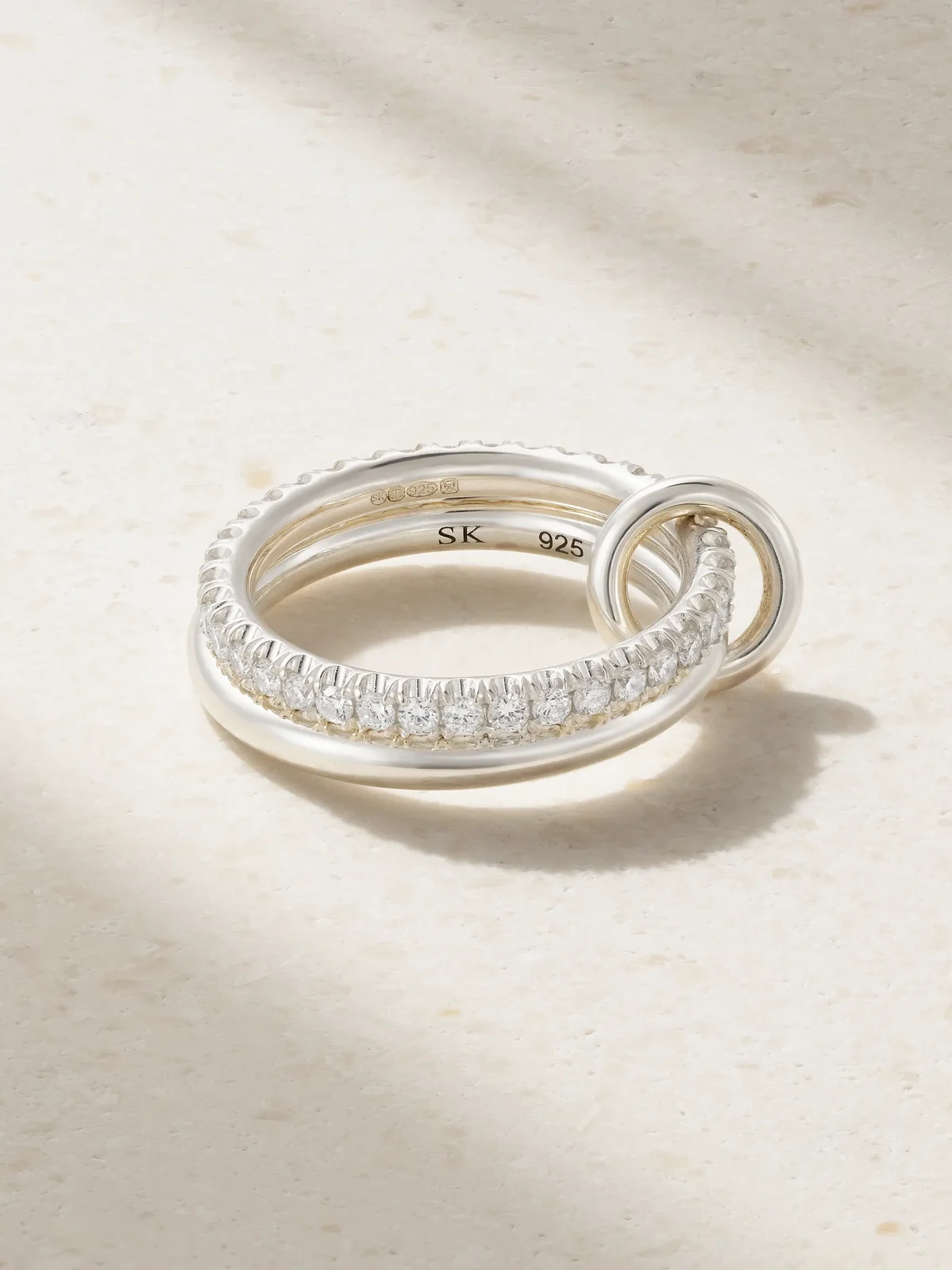 Cara Sterling Silver Diamond Ring Cara Sterling Silver Diamond Ring