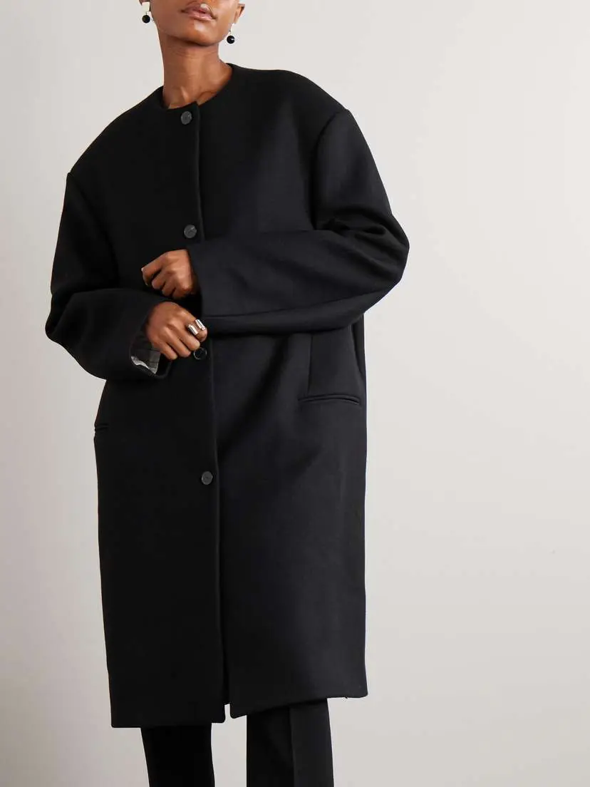 Calvin Klein Collection Cora Wool And Cashmere-blend Coat | Thumbnail 3 Calvin Klein Collection Cora Wool And Cashmere-blend Coat | Thumbnail 3