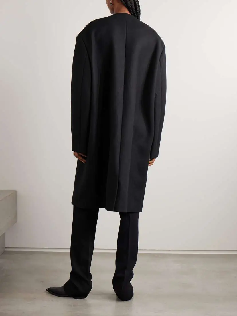 Calvin Klein Collection Cora Wool And Cashmere-blend Coat | Thumbnail 4 Calvin Klein Collection Cora Wool And Cashmere-blend Coat | Thumbnail 4