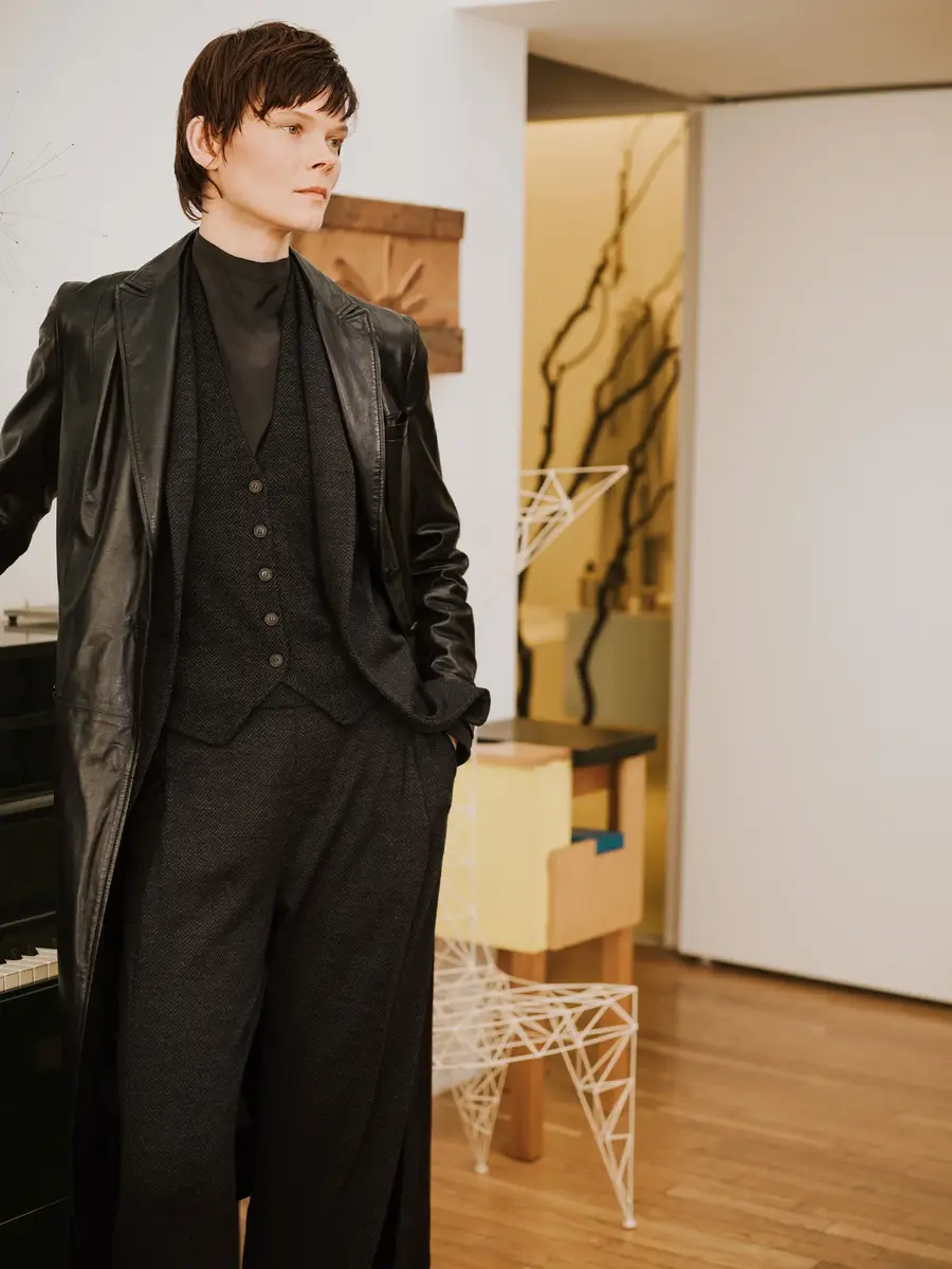 NELLS NELSON Danette Knit Herringbone Trousers | Thumbnail 2 NELLS NELSON Danette Knit Herringbone Trousers | Thumbnail 2