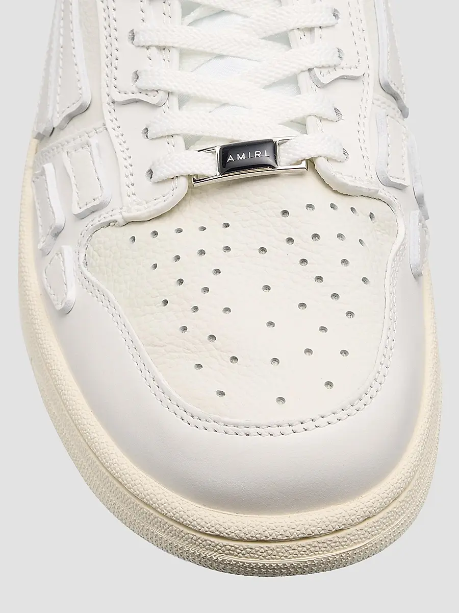 Amiri Men's Skel Leather Low-Top Sneakers - White | Thumbnail 5 Amiri Men's Skel Leather Low-Top Sneakers - White | Thumbnail 5