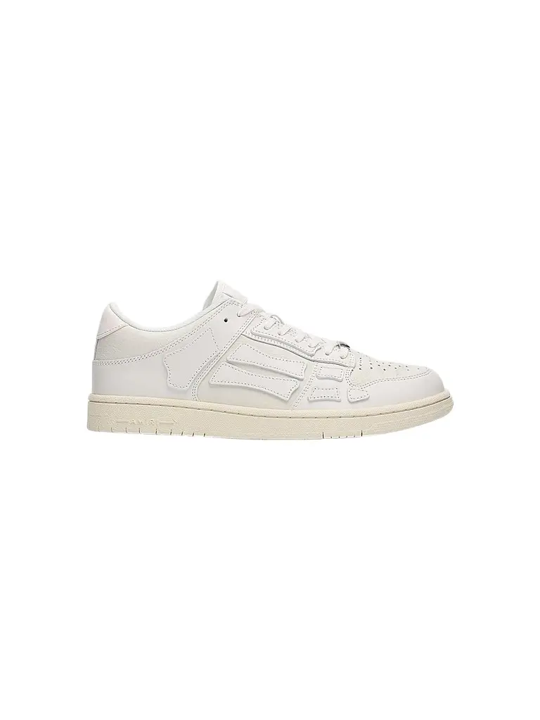 Amiri Men's Skel Leather Low-Top Sneakers - White | Image 1 Amiri Men's Skel Leather Low-Top Sneakers - White | Image 1