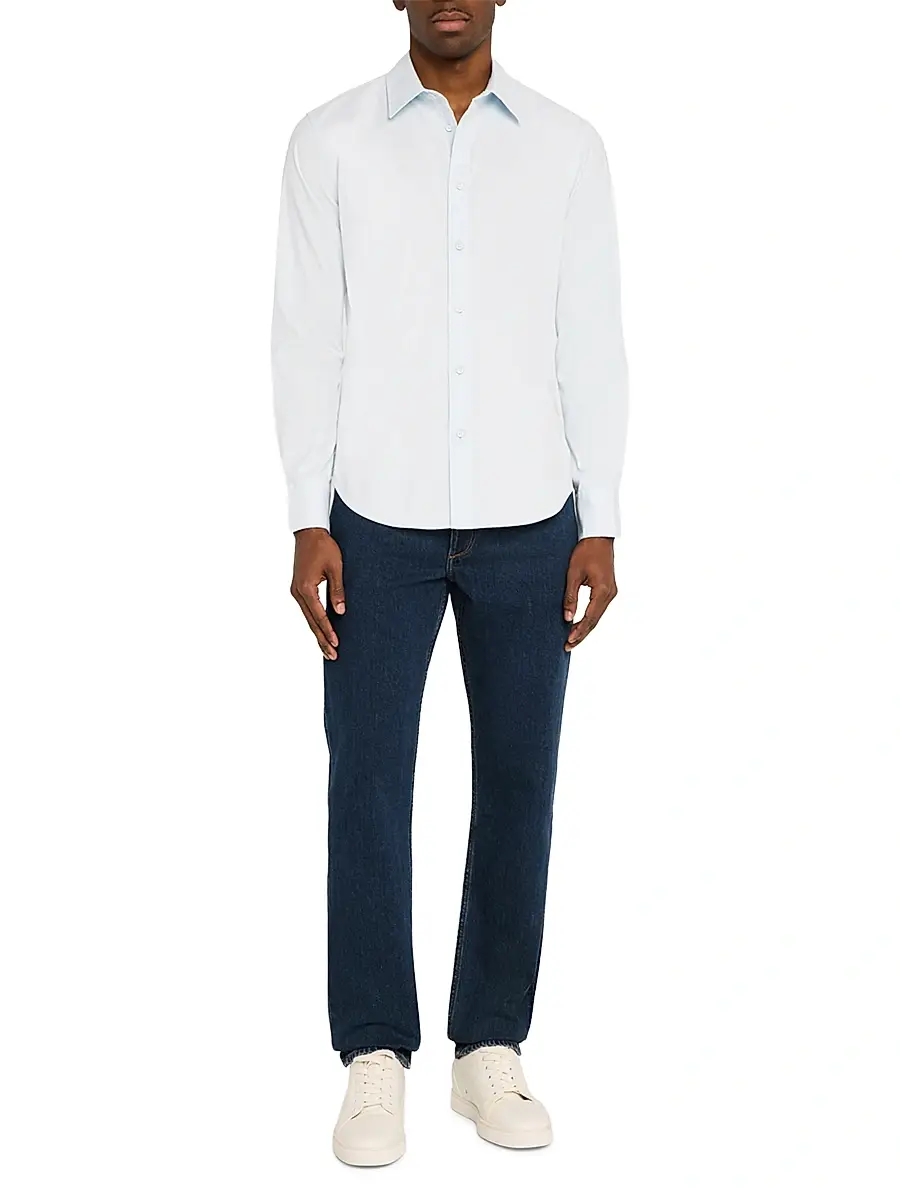 rag & bone Men's Tomlin Stretch-Cotton Dobby Shirt | Thumbnail 2